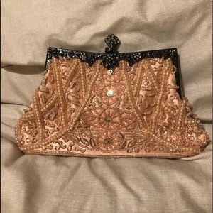 Vintage champagne purse